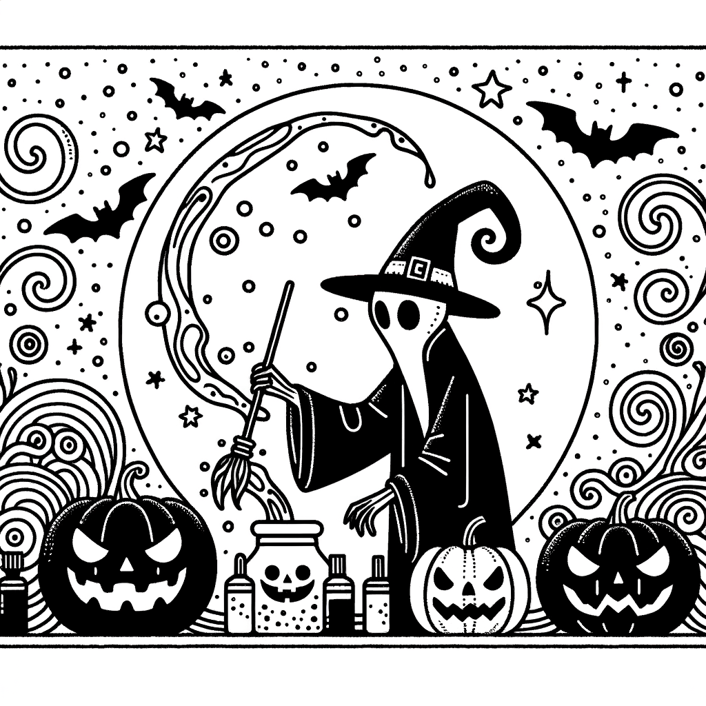 Druckvorlage Halloween als PDF