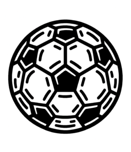 Fussball Malvorlage kostenlos PDF