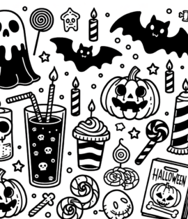 Halloween Malvorlagen kostenloses PDF