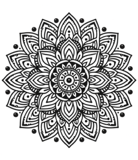 Mandala Malbild kostenlos PDF