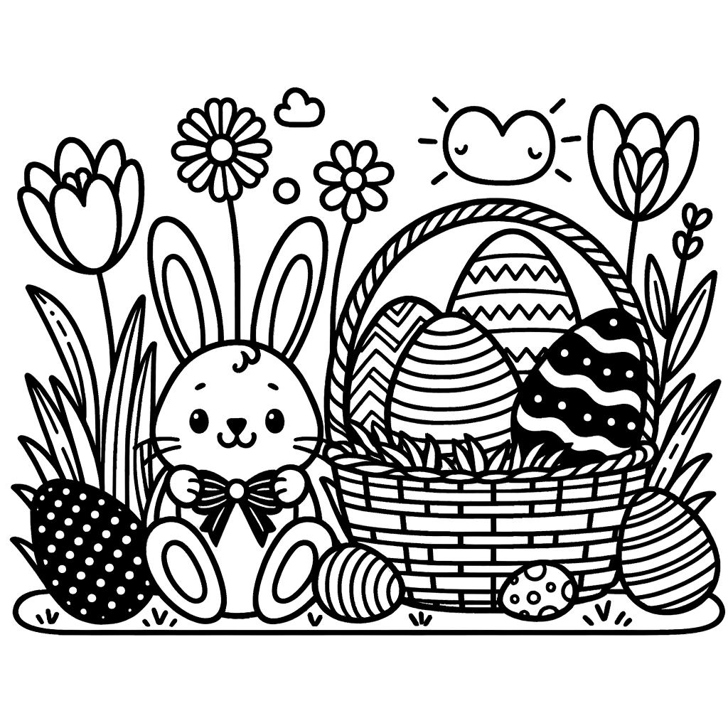 Ostern Ausmalbild zum Download