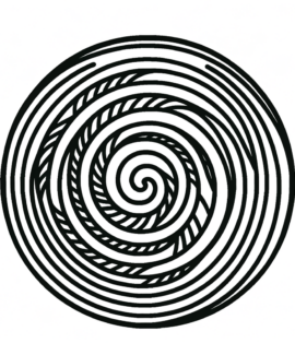 Spirale Malvorlage kostenlos PDF